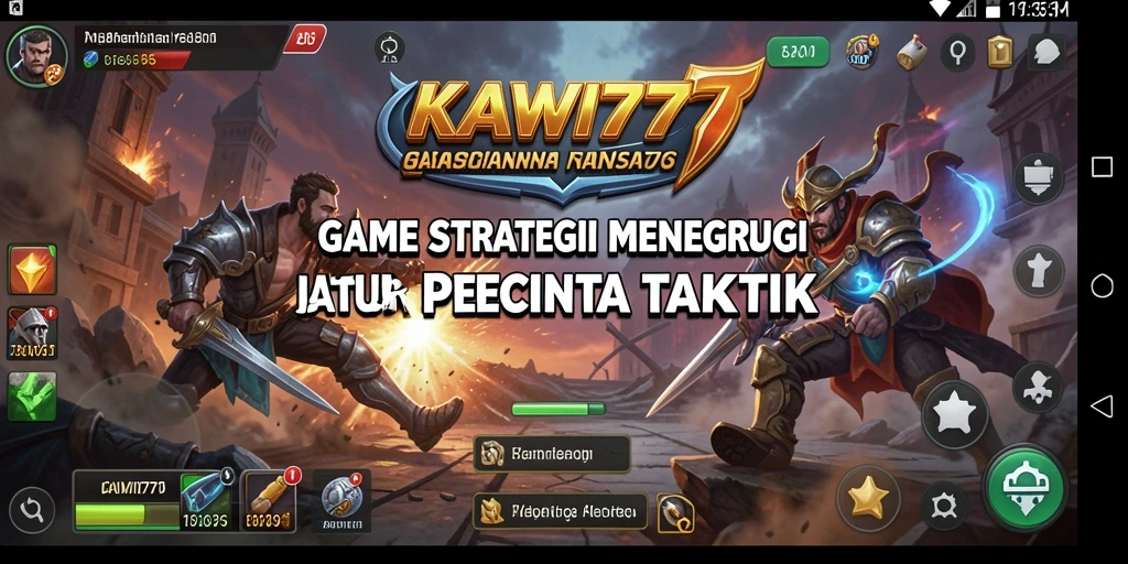 Tampilan gameplay KAWI777 yang mengasyikkan dan menantang.