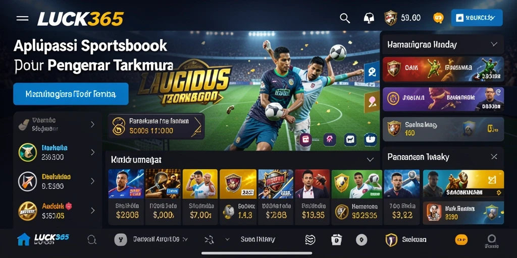 Tampilan menarik dari gameplay Sportsbook LUCK365.