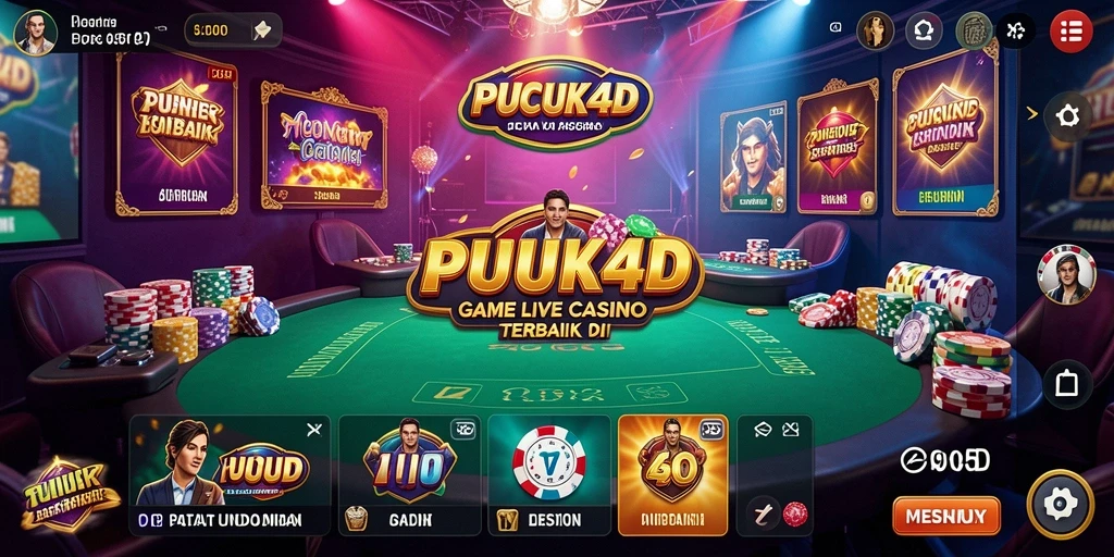 Tampilan gameplay Live Casino yang menegangkan dan interaktif di PUCUK4D.